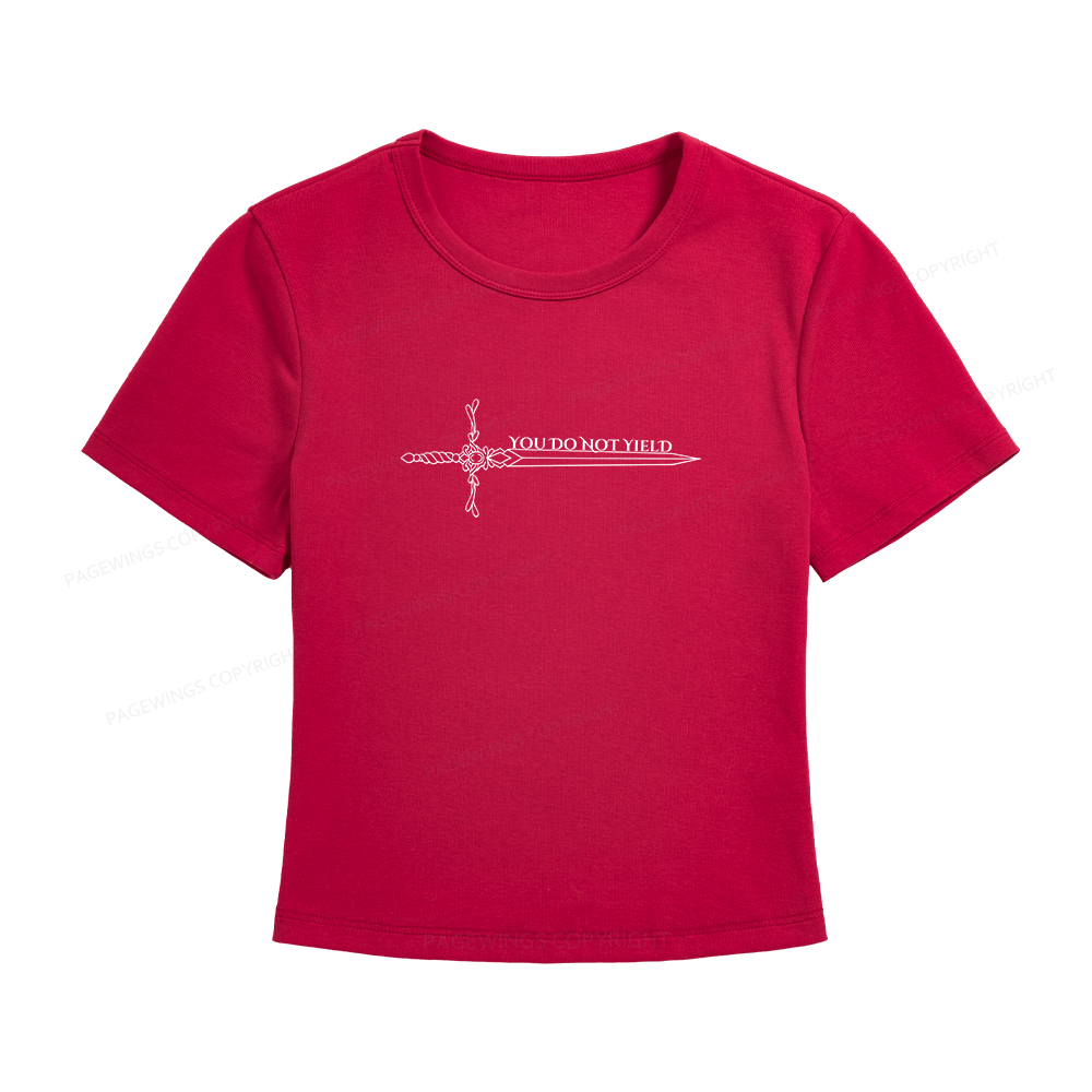 Pagewings You Do Not Yield Women's Baby Tee