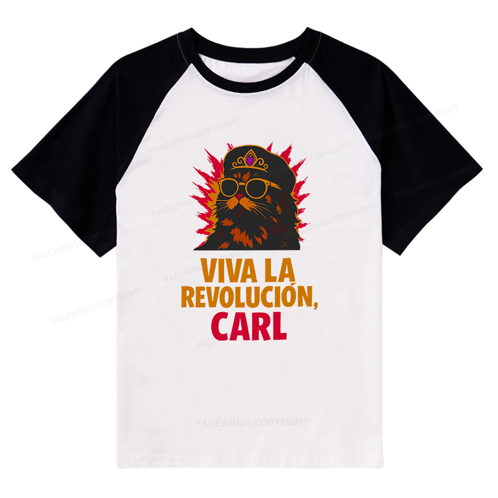 Pagewings Viva La Revolucion Raglan T-shirt