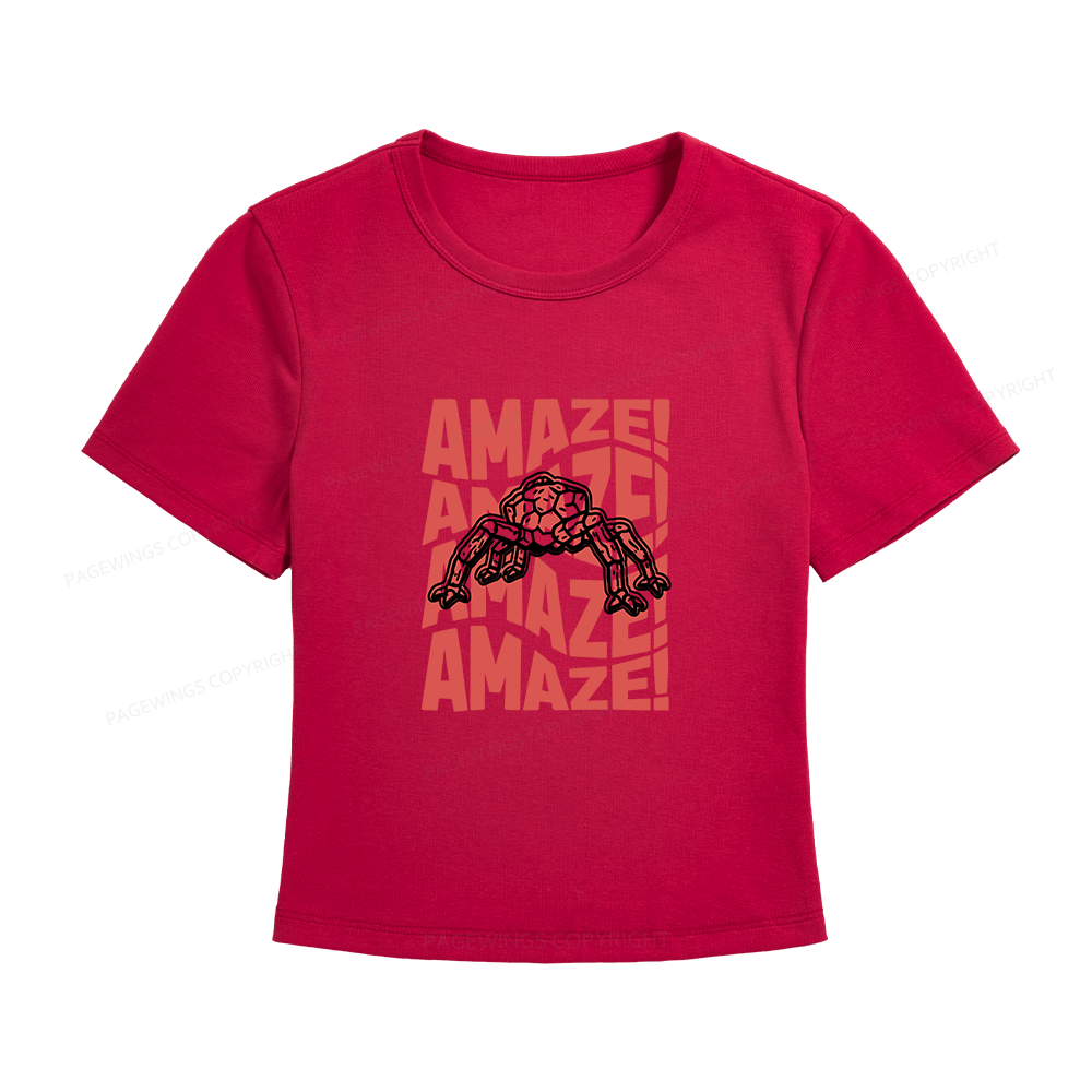 Pagewings Space Women's Baby Tee