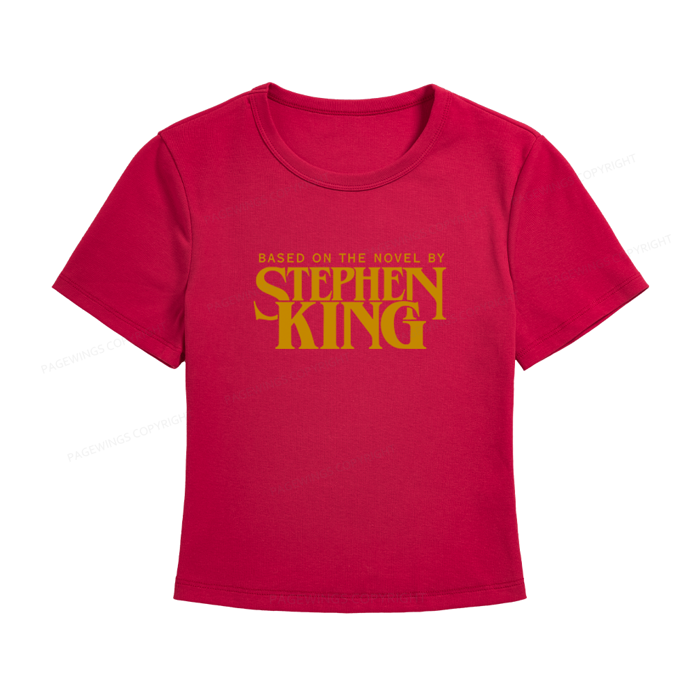 Pagewings Based On A Novel By Horror Writer Women's Baby Tee