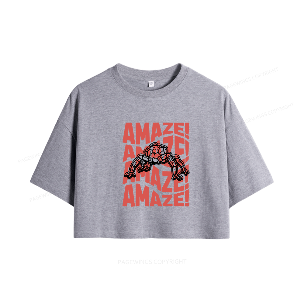 Pagewings Space Women Crop Tops