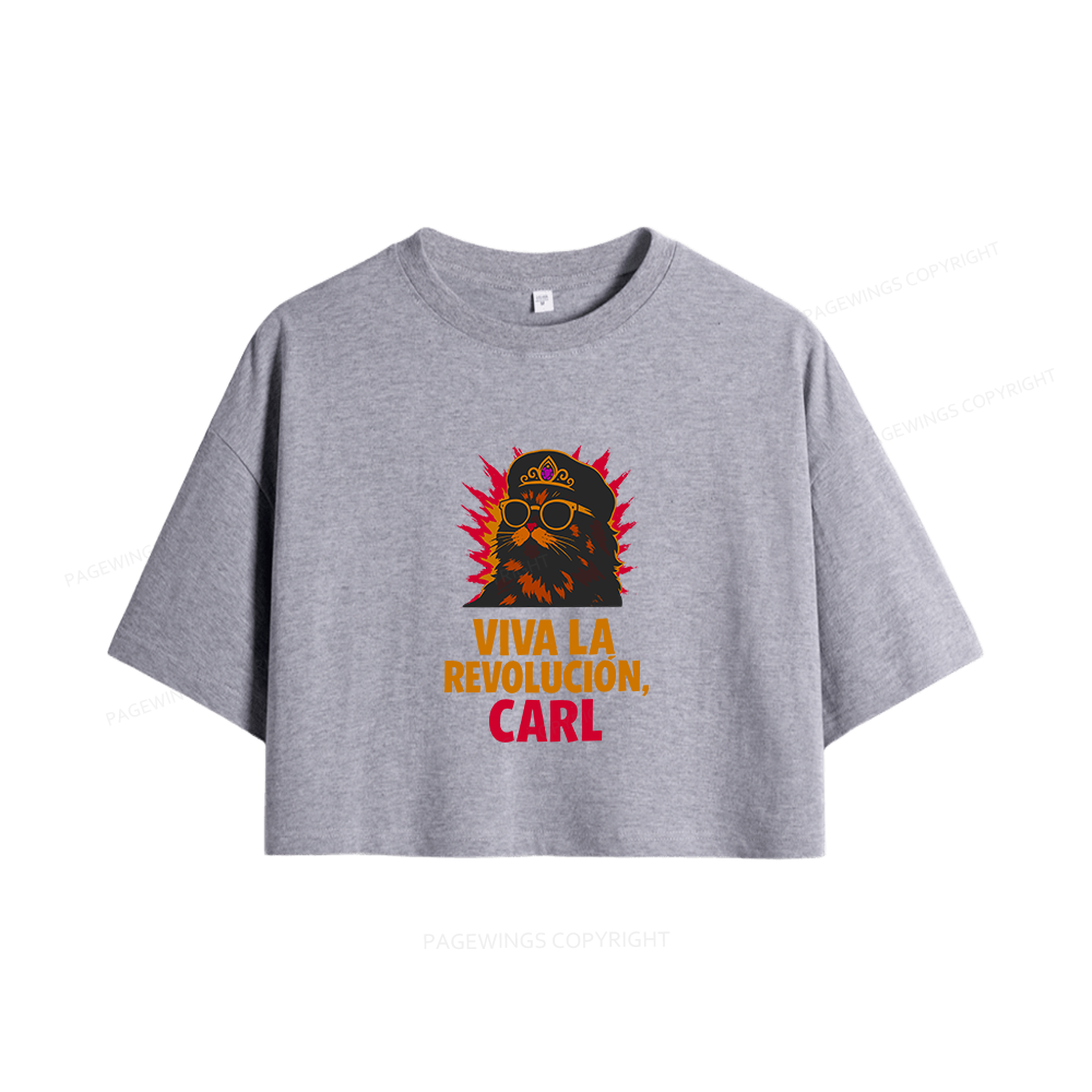 Pagewings Viva La Revolucion Women Crop Tops