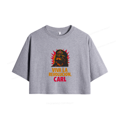 Pagewings Viva La Revolucion Women Crop Tops