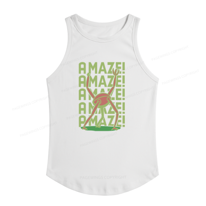 Pagewings Slim Fit Science Fiction Lover Women's Fitted Tank Top 