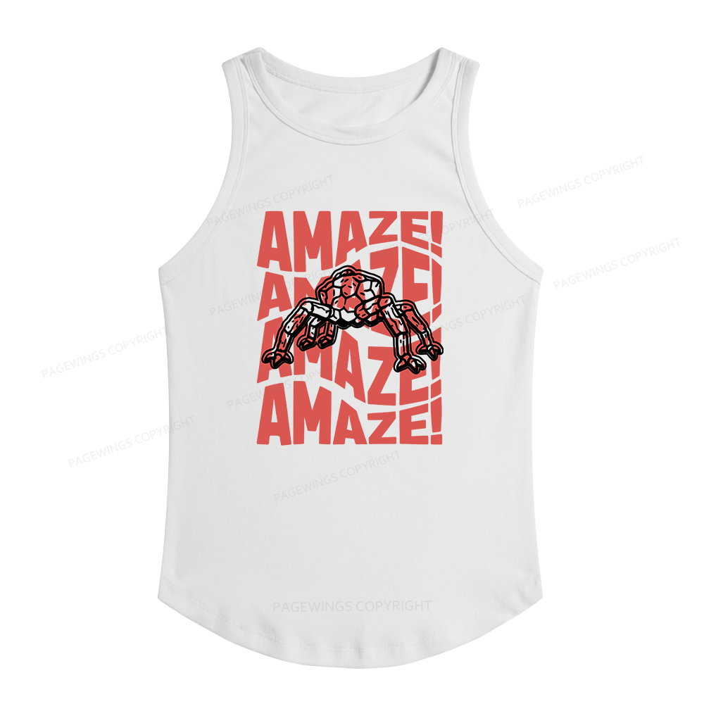 Pagewings Slim Fit Space Women's Fitted Tank Top 