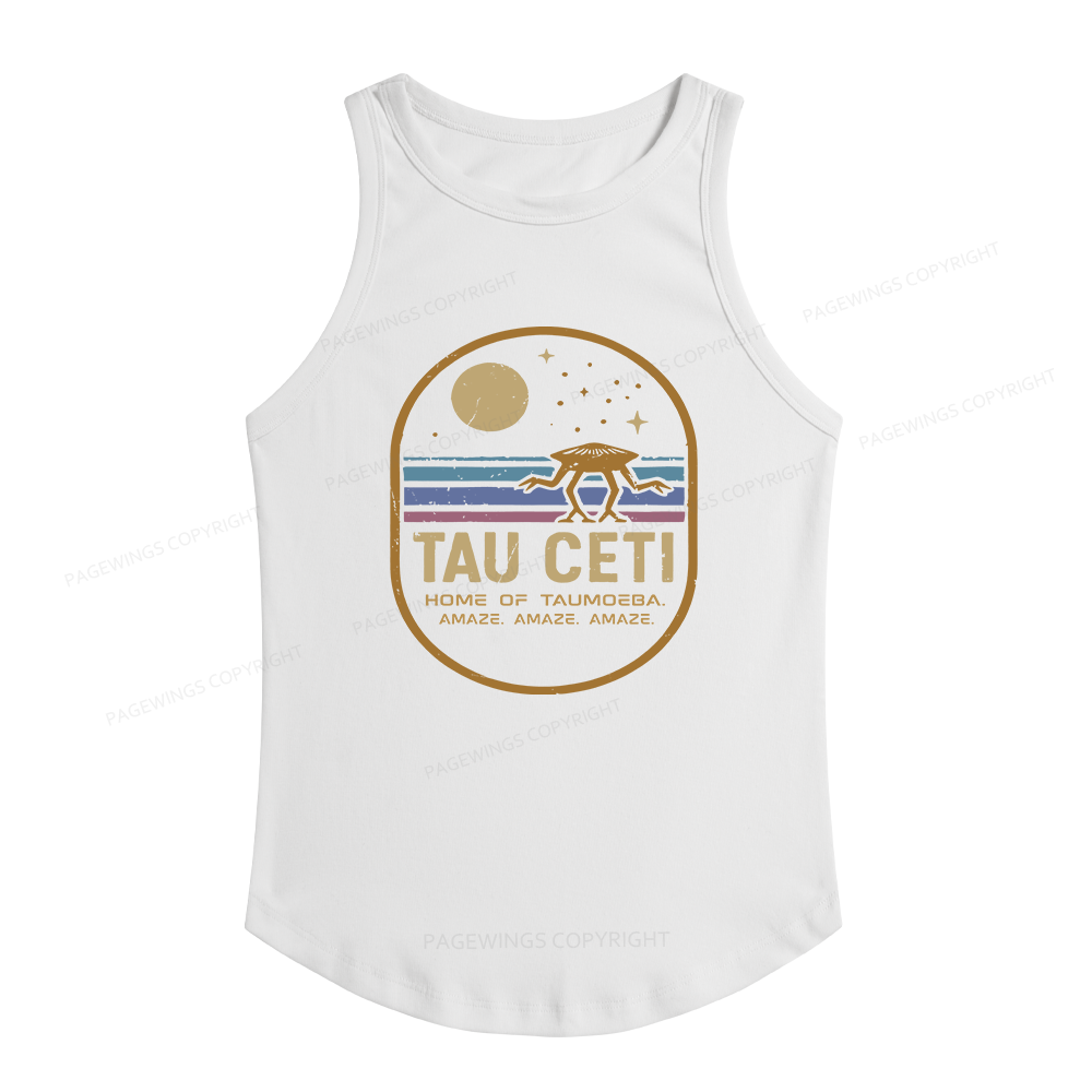 Pagewings Slim Fit Sci‑Fi Fan Women's Fitted Tank Top