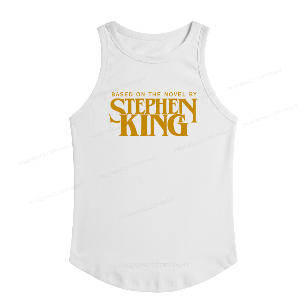 Pagewings Slim Fit Stephen King Women's Fitted Tank Top