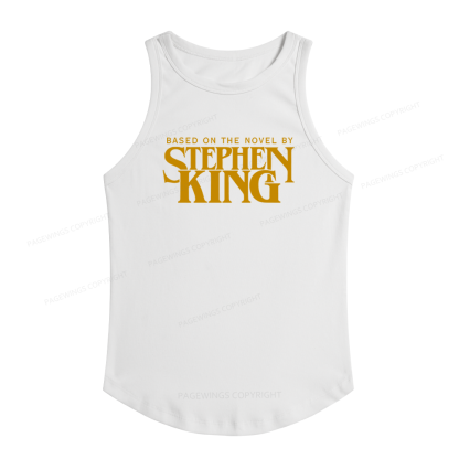 Pagewings Slim Fit Stephen King Women's Fitted Tank Top