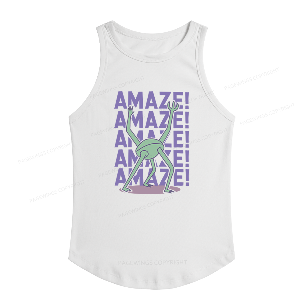 Pagewings Slim Fit Sci‑Fi Fan Women's Fitted Tank Top