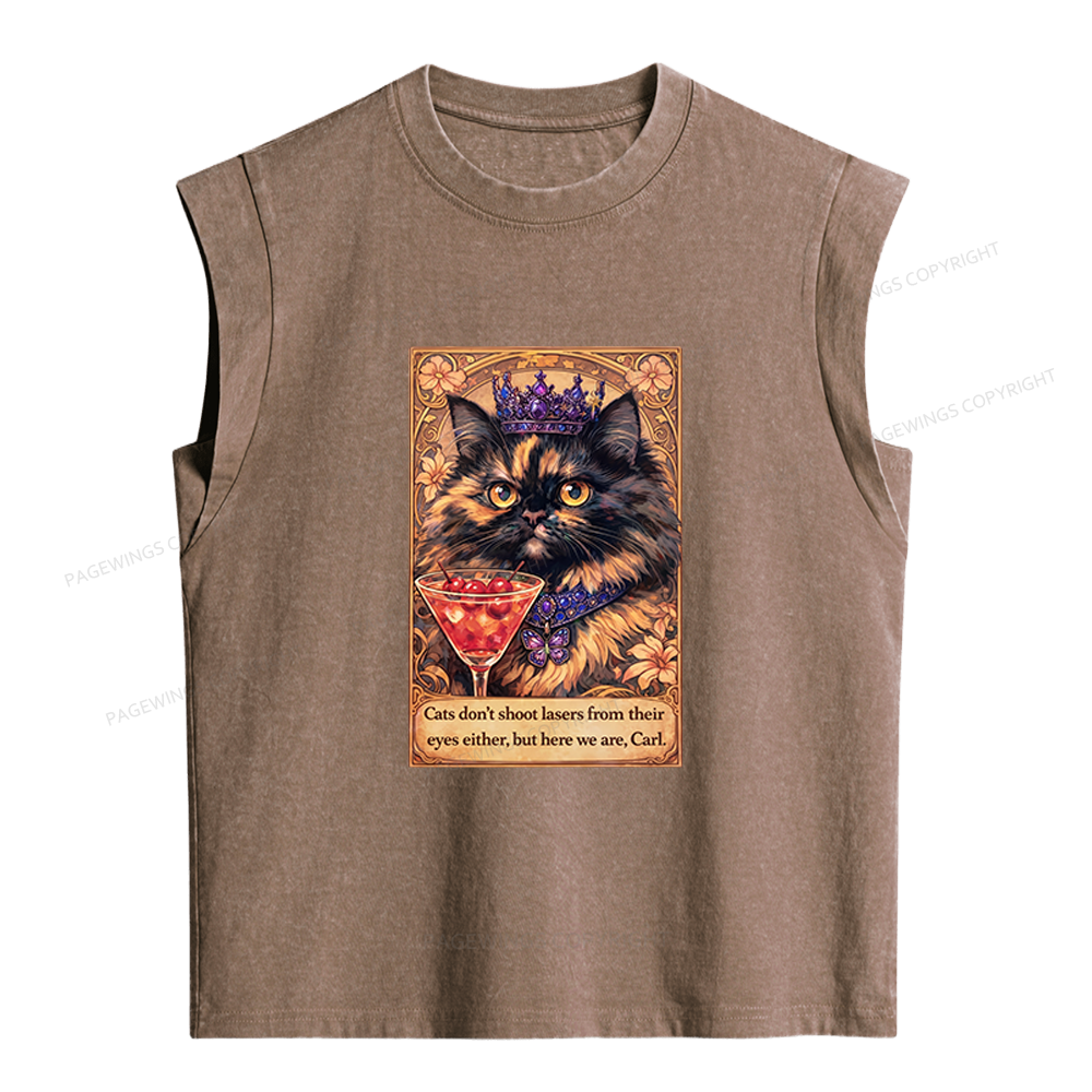 Pagewings Princess Donut Bloom Women's Washed Tank Top
