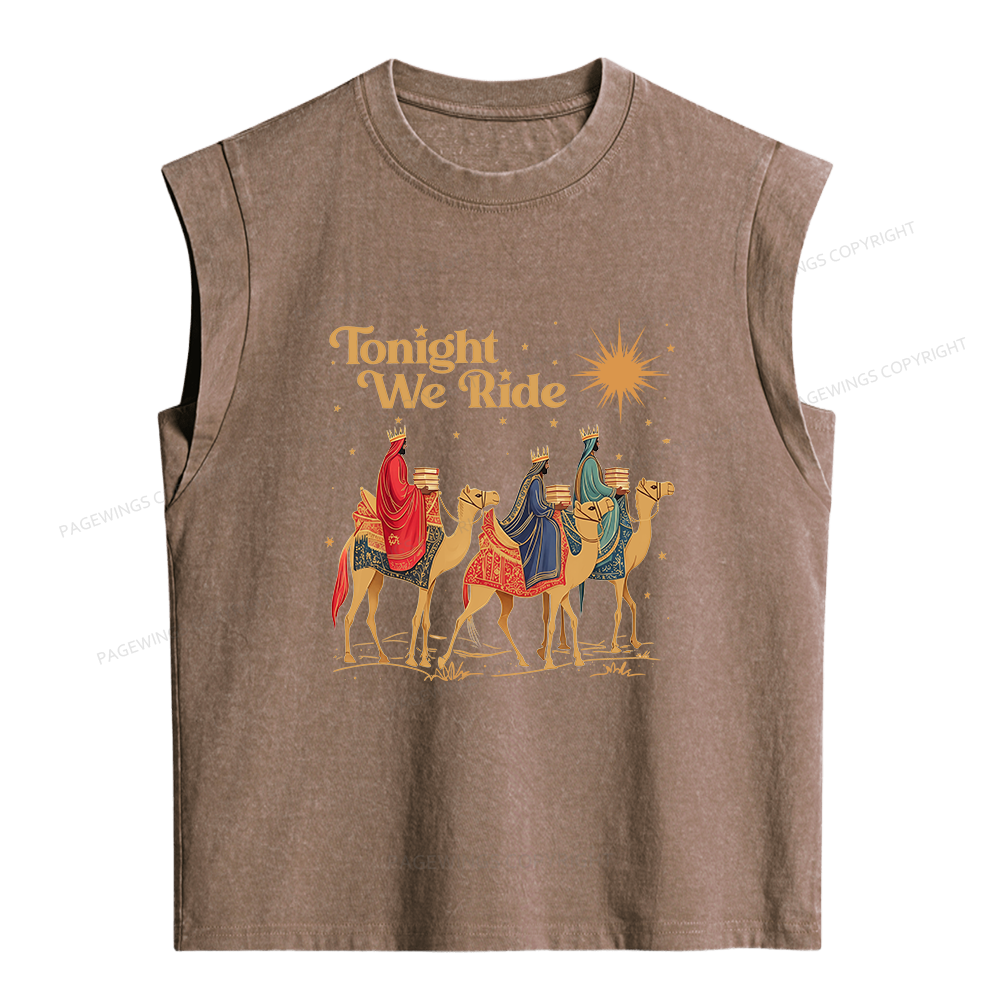 Pagewings Tonight We Ride Women's Washed Tank Top