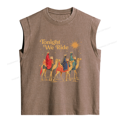 Pagewings Tonight We Ride Women's Washed Tank Top