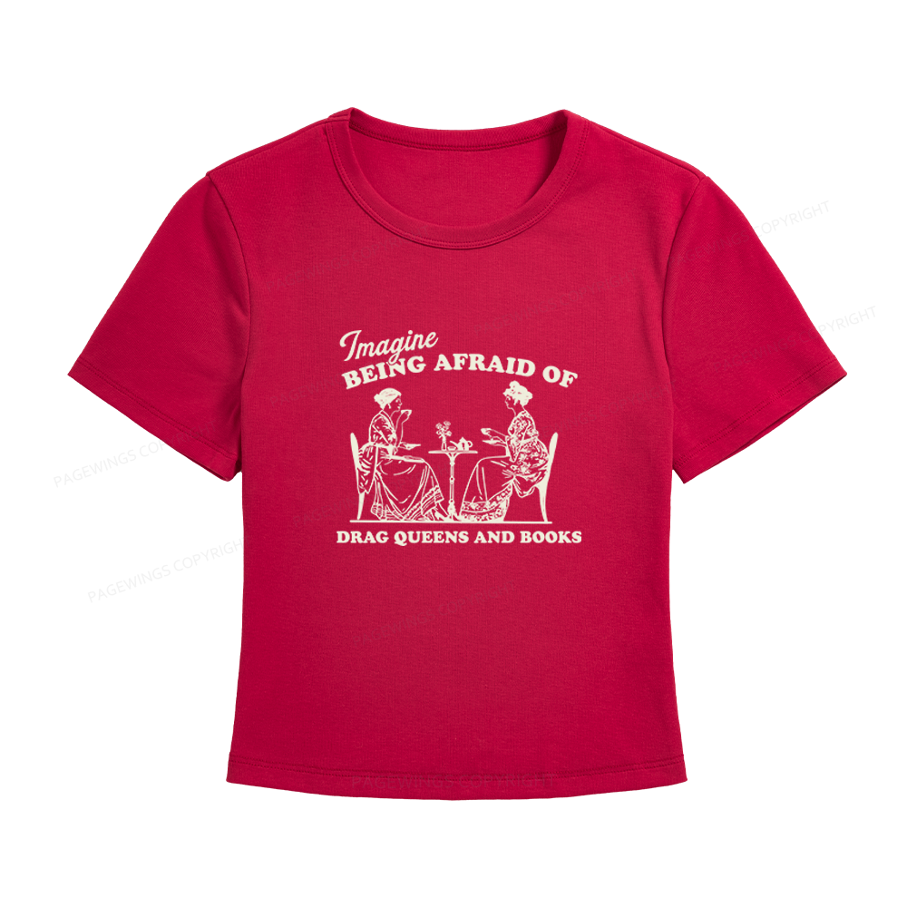 Pagewings Drag Queens Women's Baby Tee