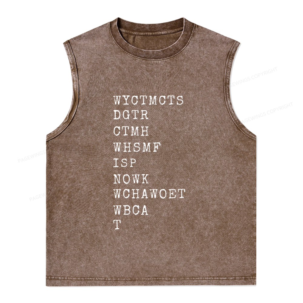 Pagewings Romance Lover Unisex Washed Tank Top