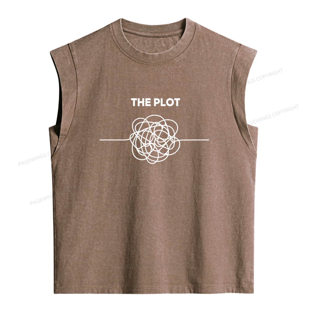 Pagewings The Plot Women's Washed Tank Top