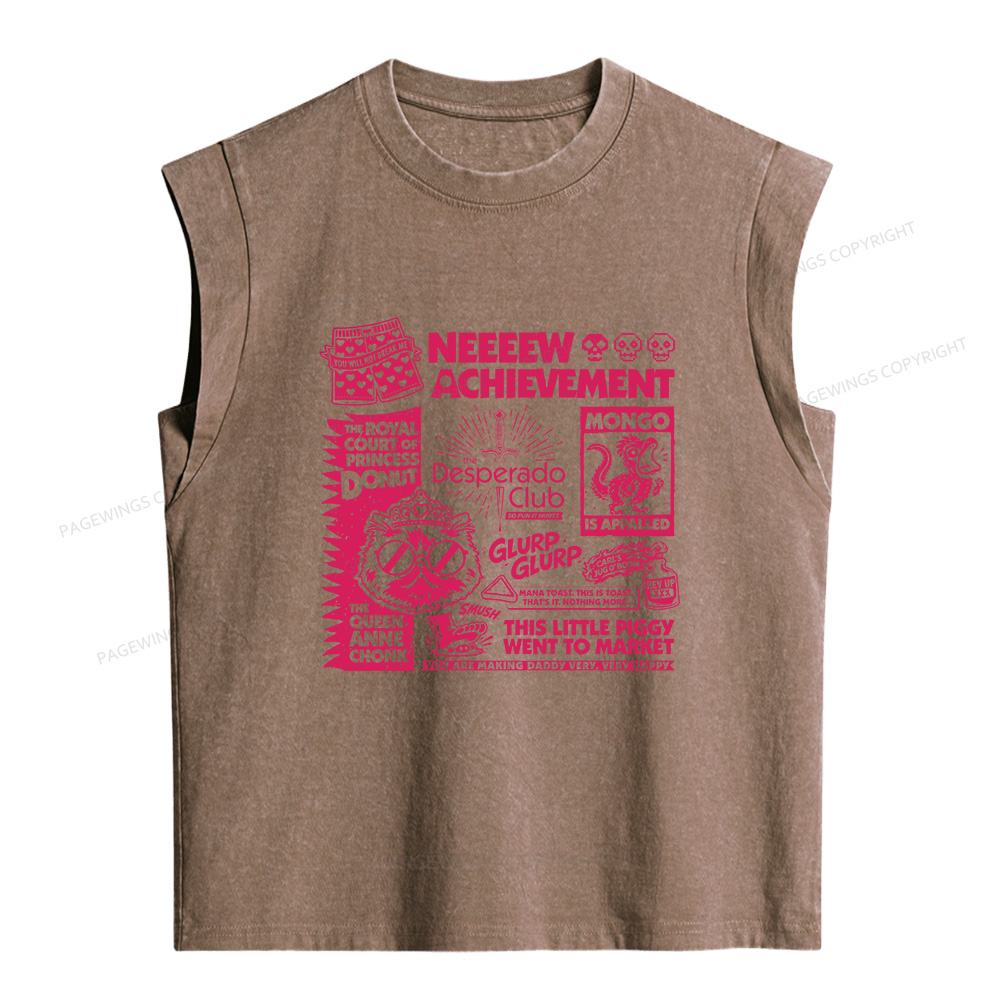 Pagewings Sci-Fi Novel Lover Women's Washed Tank Top