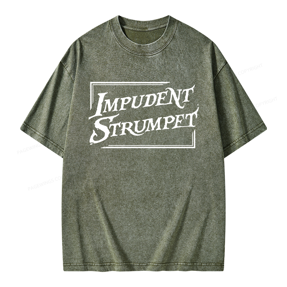 Pagewings Impudent Strumpet Unisex Washed T-shirt