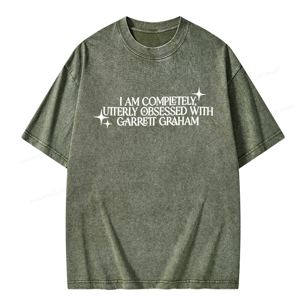 Pagewings Hockey Romace Unisex Washed T-shirt