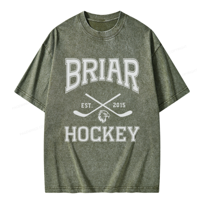 Pagewings Hockey Romance Unisex Washed T-shirt