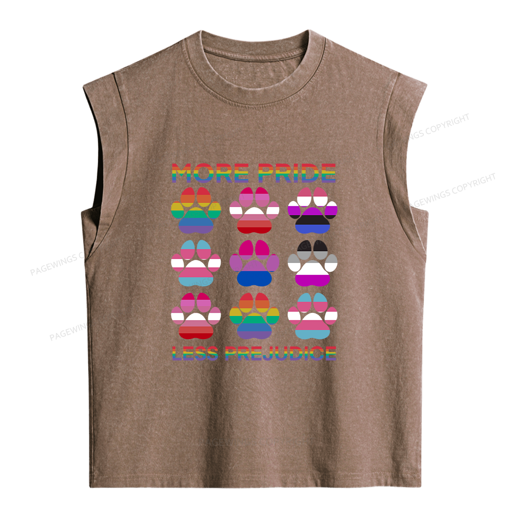 Pagewings Pride Paw Women's Washed Tank Top