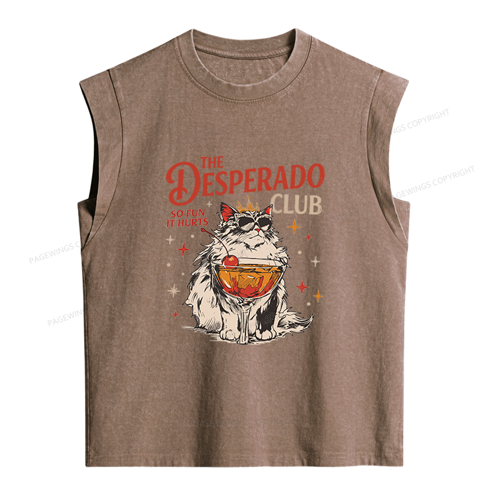 Pagewings Desperado Club Women's Washed Tank Top