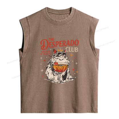 Pagewings Desperado Club Women's Washed Tank Top