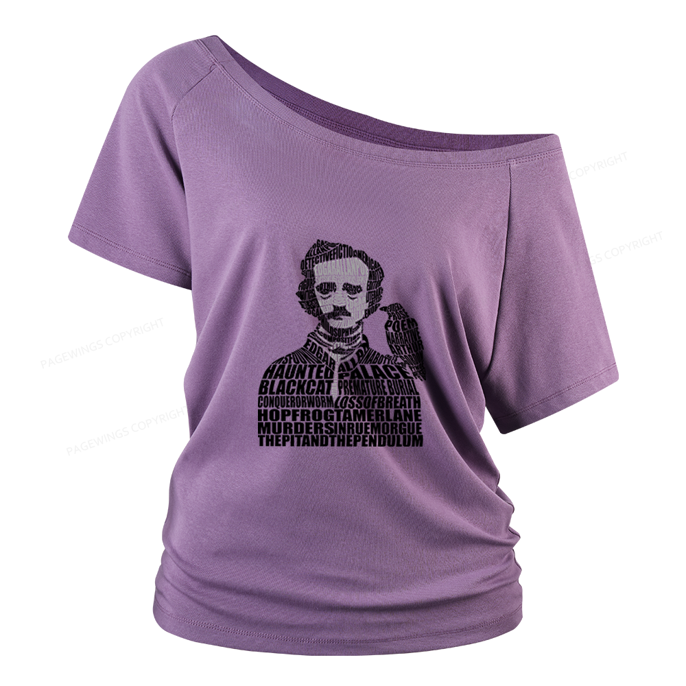 Pagewings Literature Lover Women Off Shoulder T-shirts