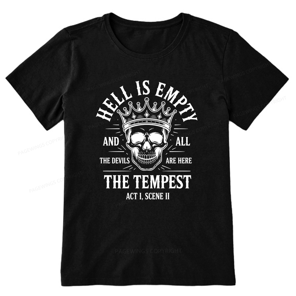Pagewings Hell is Empty And All The Devils Are Here Unisex Classic T-shirt