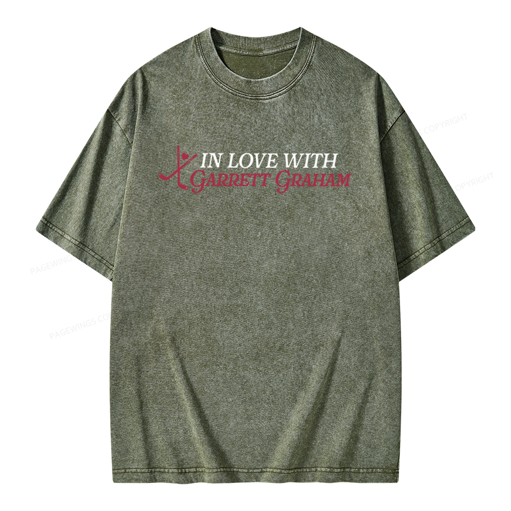 Pagewings Hockey Romance Unisex Washed T-shirt
