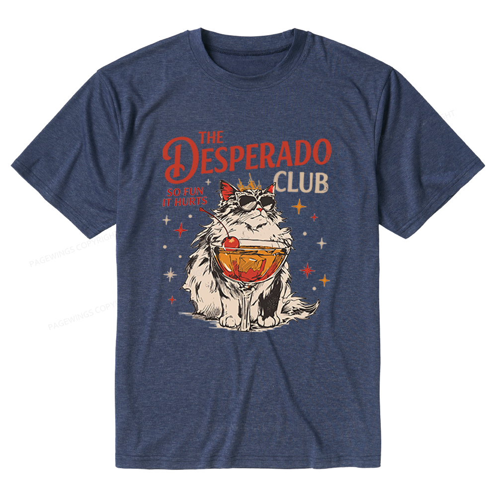 Pagewings Soft Desperado Club Unisex Heather T-Shirt