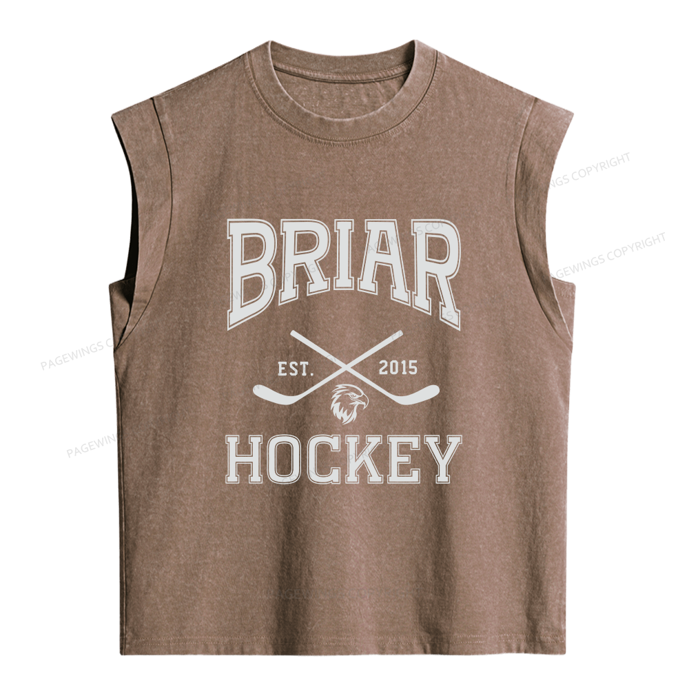 Pagewings Hockey Romance Women's Washed Tank Top