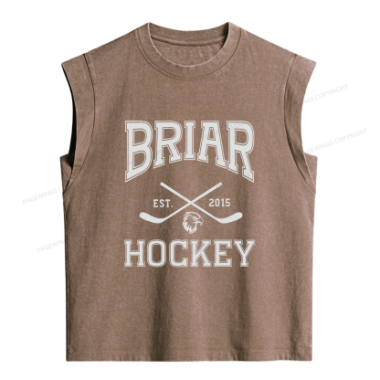 Pagewings Hockey Romance Women's Washed Tank Top