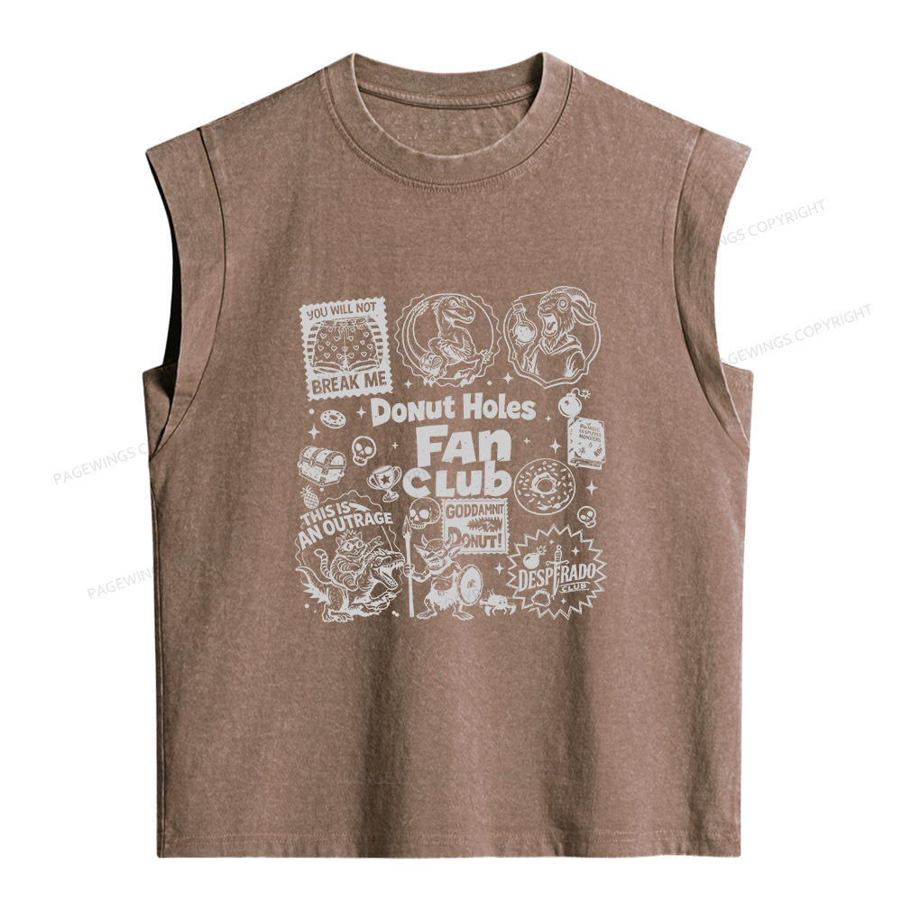 Pagewings Sci-Fi Novel Lover Women's Washed Tank Top