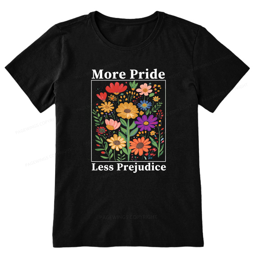 Pagewings More Pride Less Prejudice Unisex Classic T-shirt