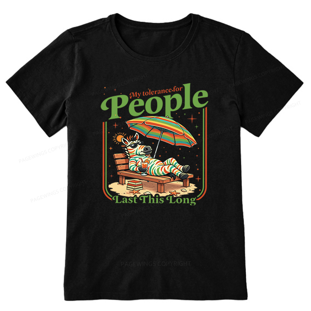 Pagewings Funny Zebra Unisex Classic T-shirt
