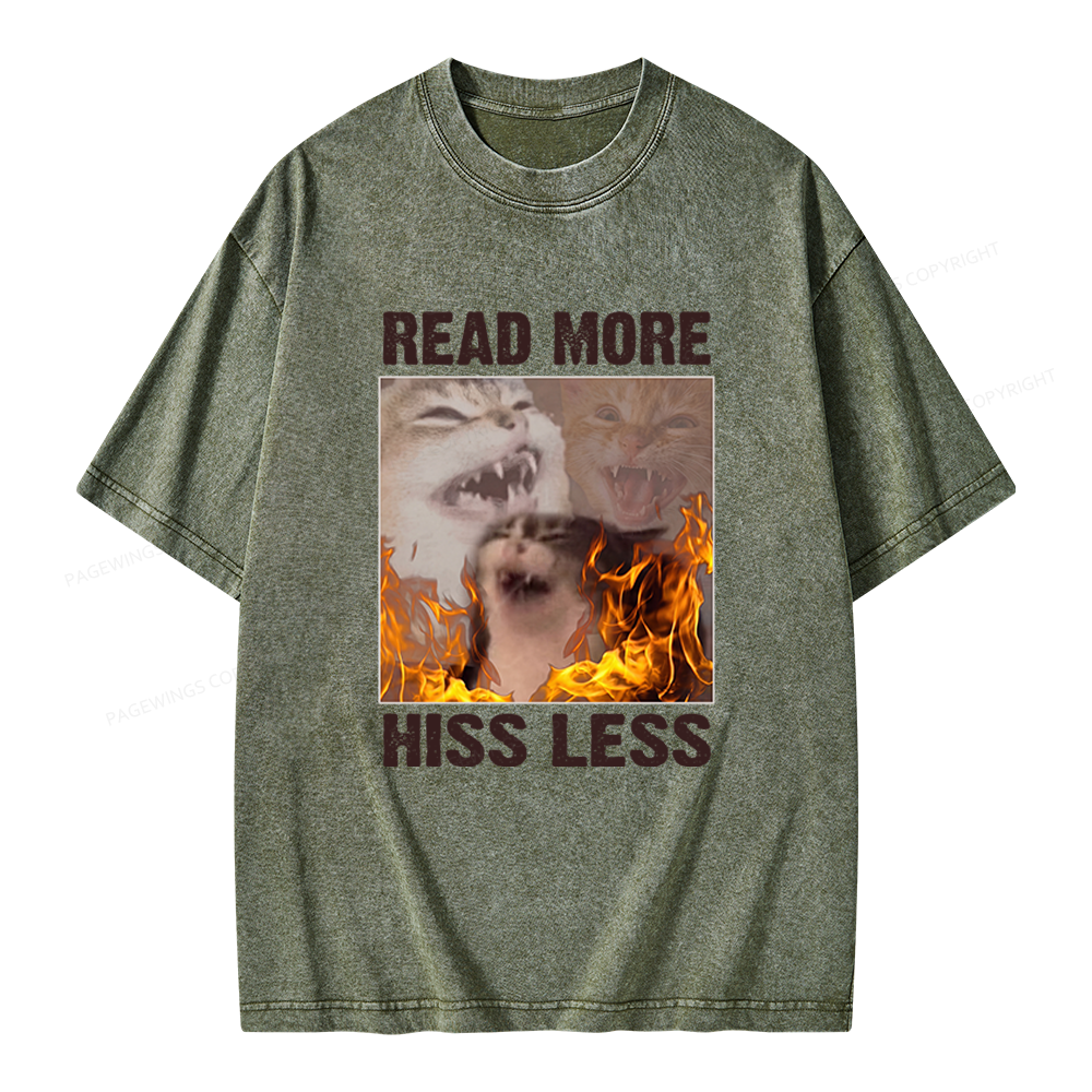 Pagewings Read More Unisex Washed T-shirt