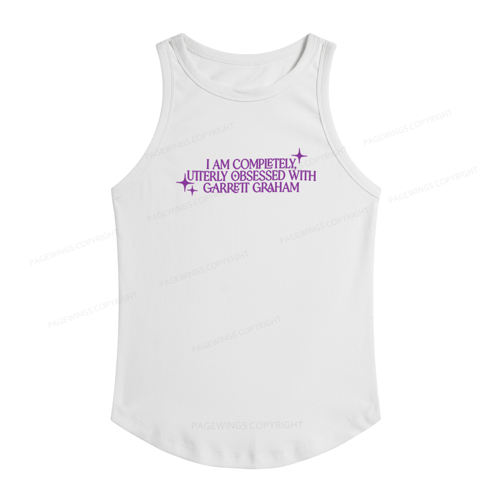 Pagewings Slim Fit Hockey Romance Women's Fitted Tank Top