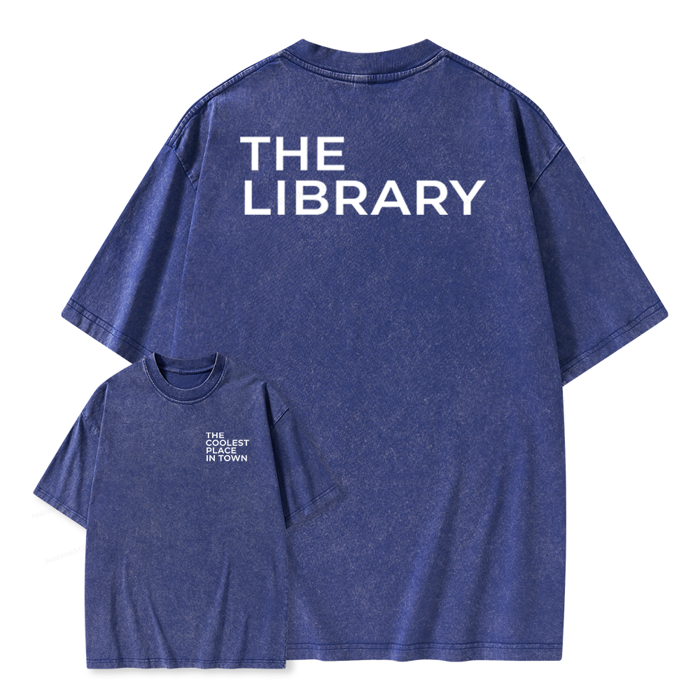 Pagewings The Coolest Place In Town Unisex Washed T-shirt
