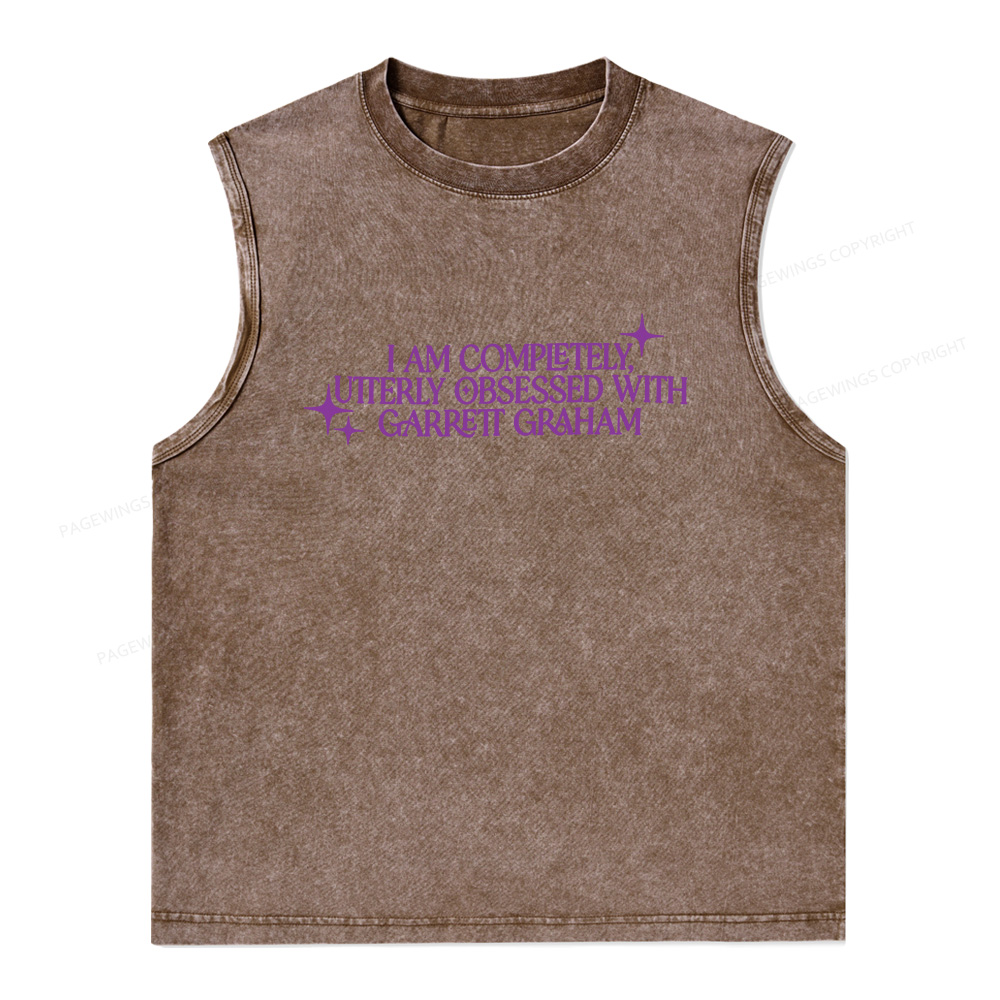 Pagewings Hockey Romace Unisex Washed Tank Top