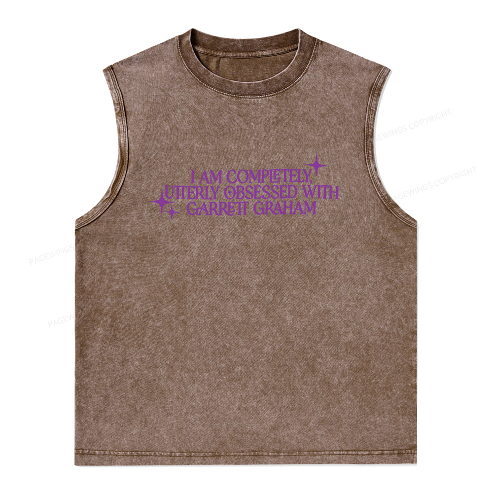 Pagewings Hockey Romace Unisex Washed Tank Top