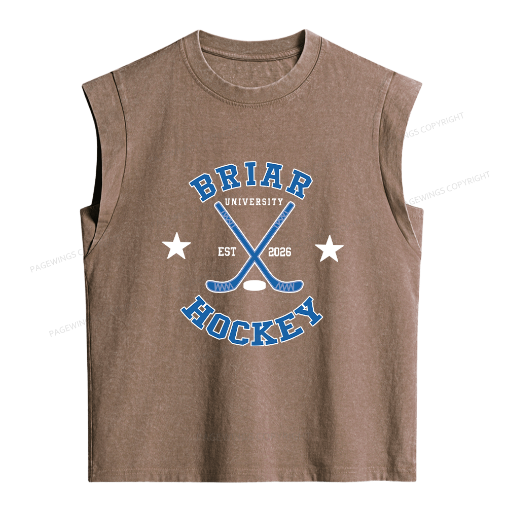 Pagewings Hockey Romance Women's Washed Tank Top