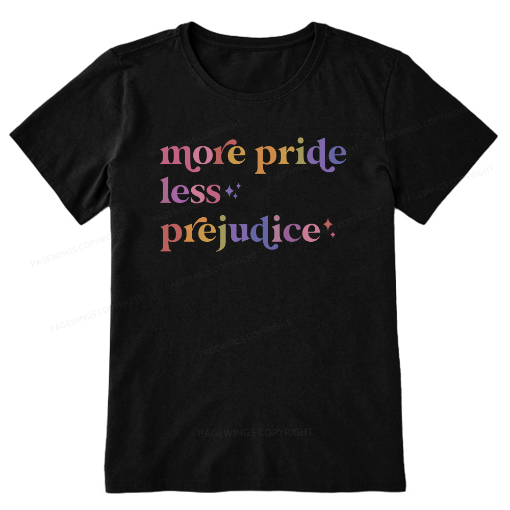 Pagewings More Pride Less Prejudice Unisex Classic T-shirt