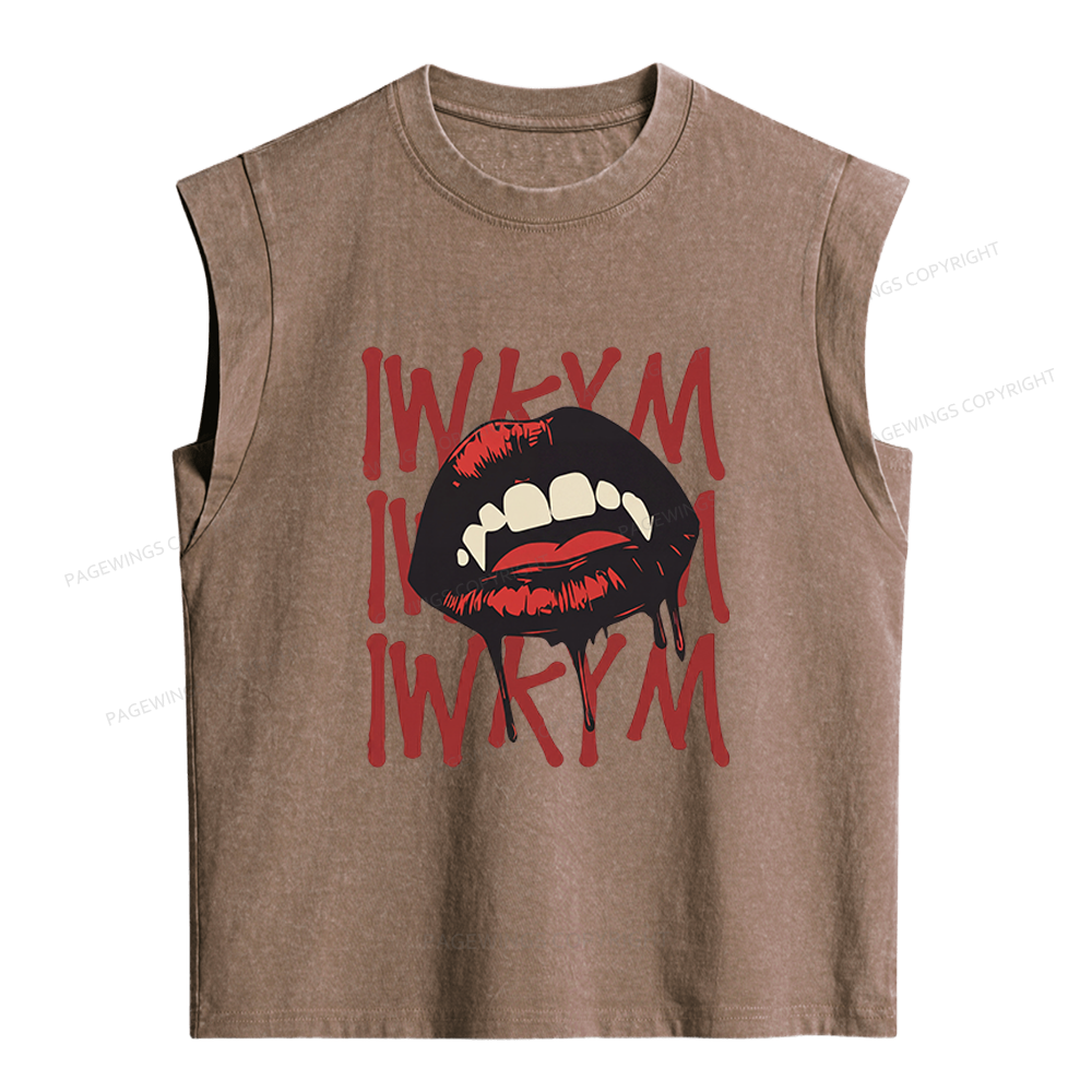 Pagewings IWKYM Women's Washed Tank Top