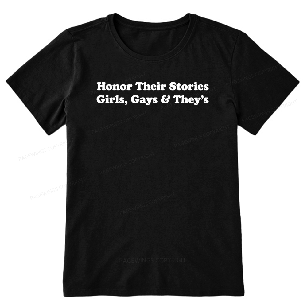 Pagewings Honor Their Stories Unisex Classic T-shirt