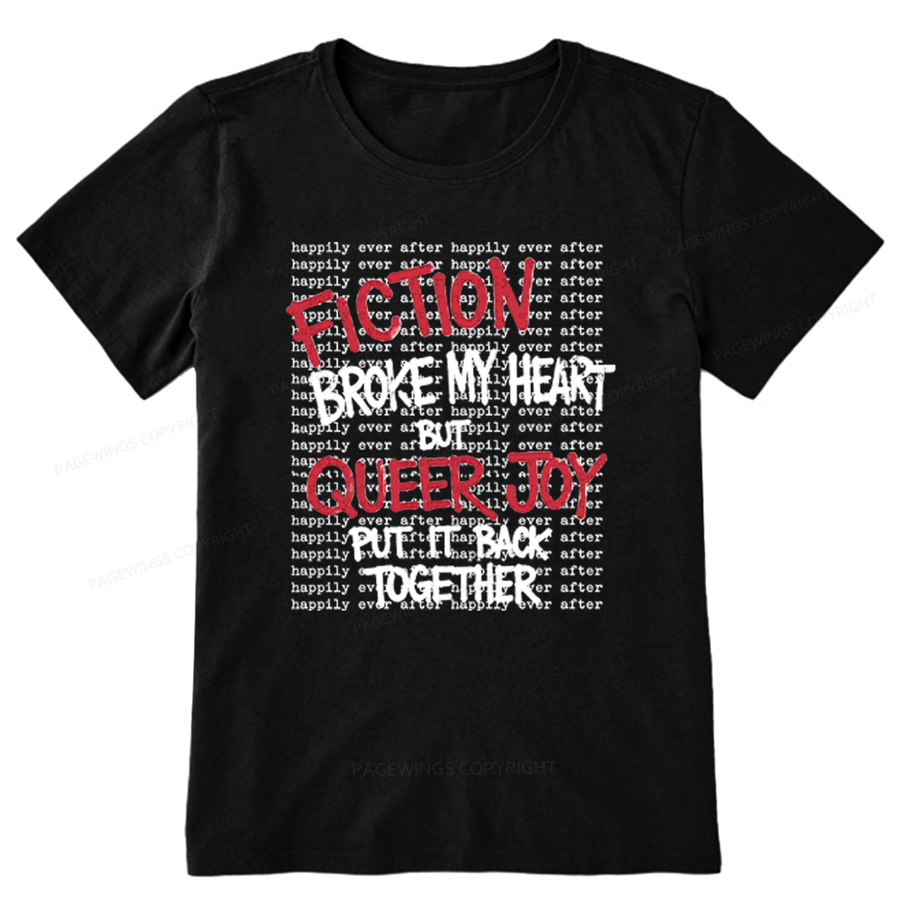 Pagewings Fiction Broke My Heart Unisex Classic T-shirt