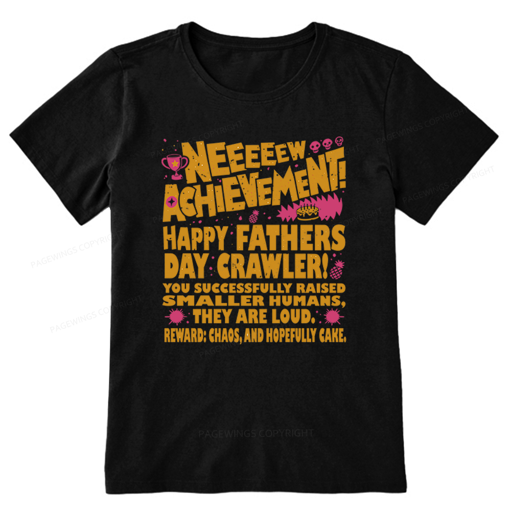 Pagewings Dad Achievement Unisex Classic T-shirt