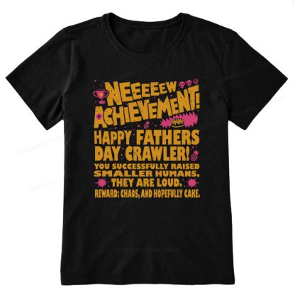Pagewings Dad Achievement Unisex Classic T-shirt