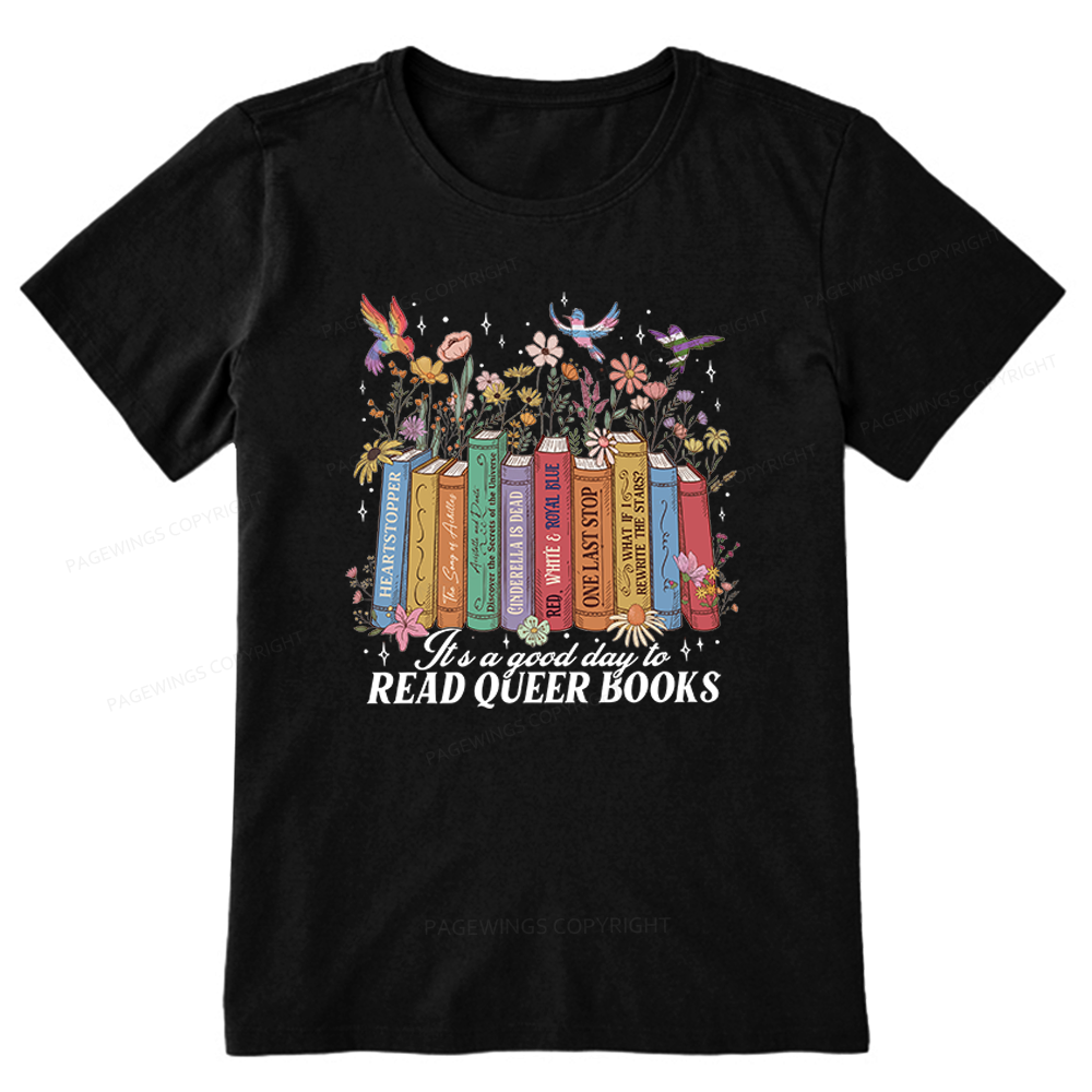 Pagewings Read Queer Books Unisex Classic T-shirt
