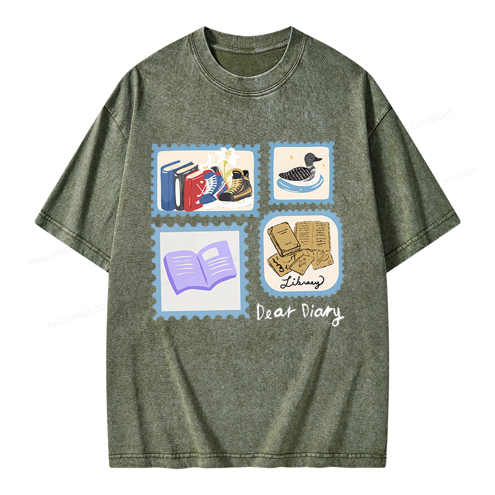 Pagewings Romance Lover Unisex Washed T-shirt