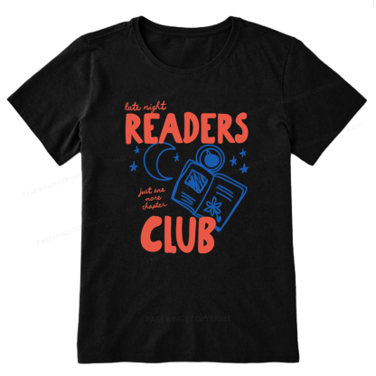 Pagewings Late Night Readers Club Unisex Classic T-shirt